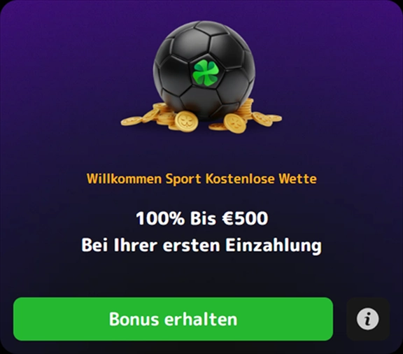 bonus-6 Sport Freiwette 100% bis 500 Euro