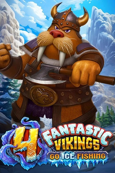 4 Fantastic Vikings Walross-Wikinger Axt Berge